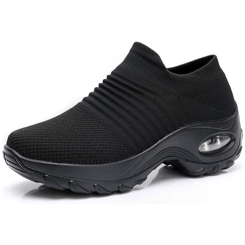 Solange women's arch support shoes in gray, angled front view showing minimalist silhouette