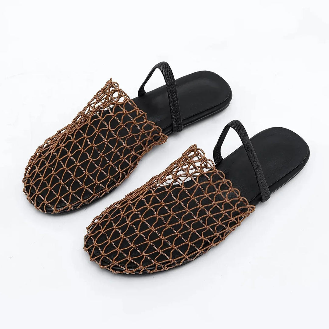 Suzette women's sandal in gold metallic finish, front three-quarter view