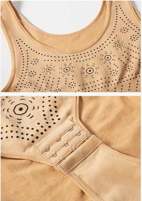 Back view of full body shaper showing natural butt-lifting effect and seamless finish