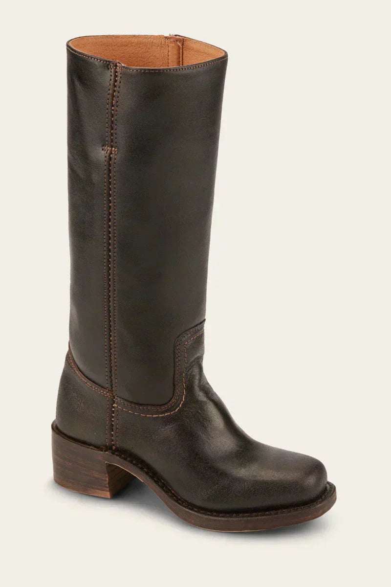 Interior cushioned lining detail of knee-high boots