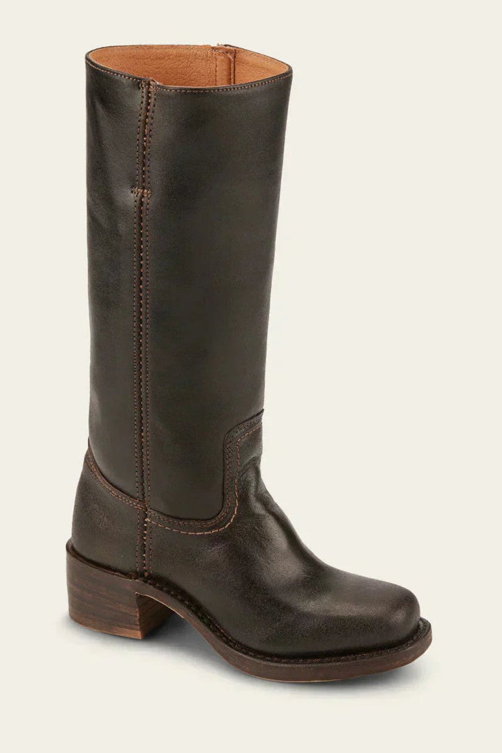Interior cushioned lining detail of knee-high boots