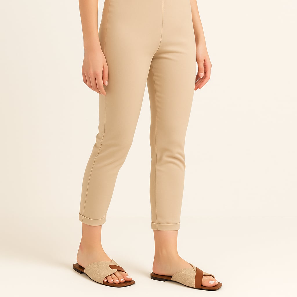 Violet women's brown square-toe slide sandals shown from a front three-quarter angle on a clean background