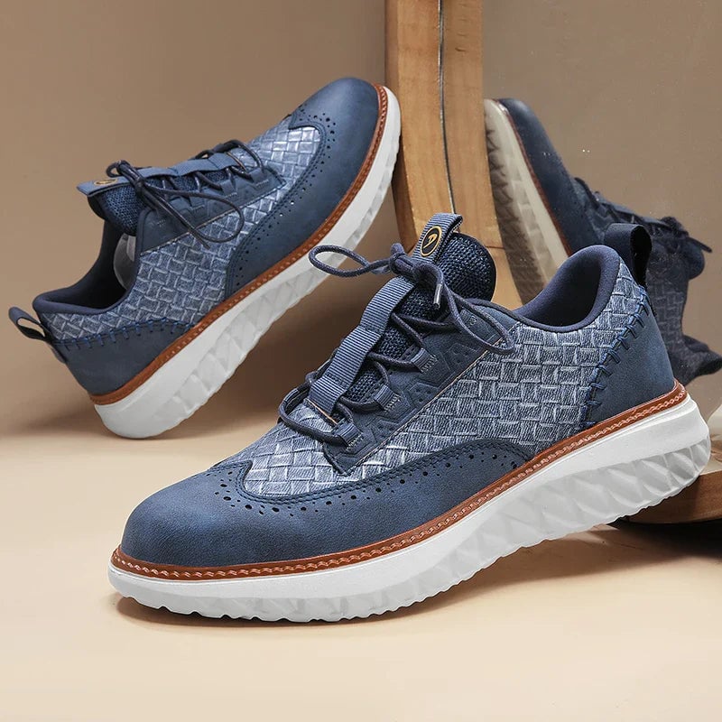 Ridge sneaker heel detail highlighting supportive structure