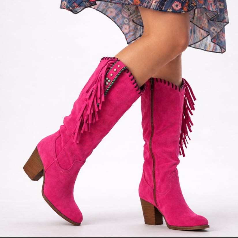 Zoey orthopedic boot in red shown at a three-quarter angle to highlight modern feminine design