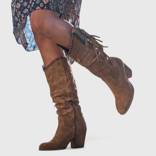 Florimay Zoey orthopedic boots in multiple colors — red, purple, blue, brown, and pink — arranged in a flat lay